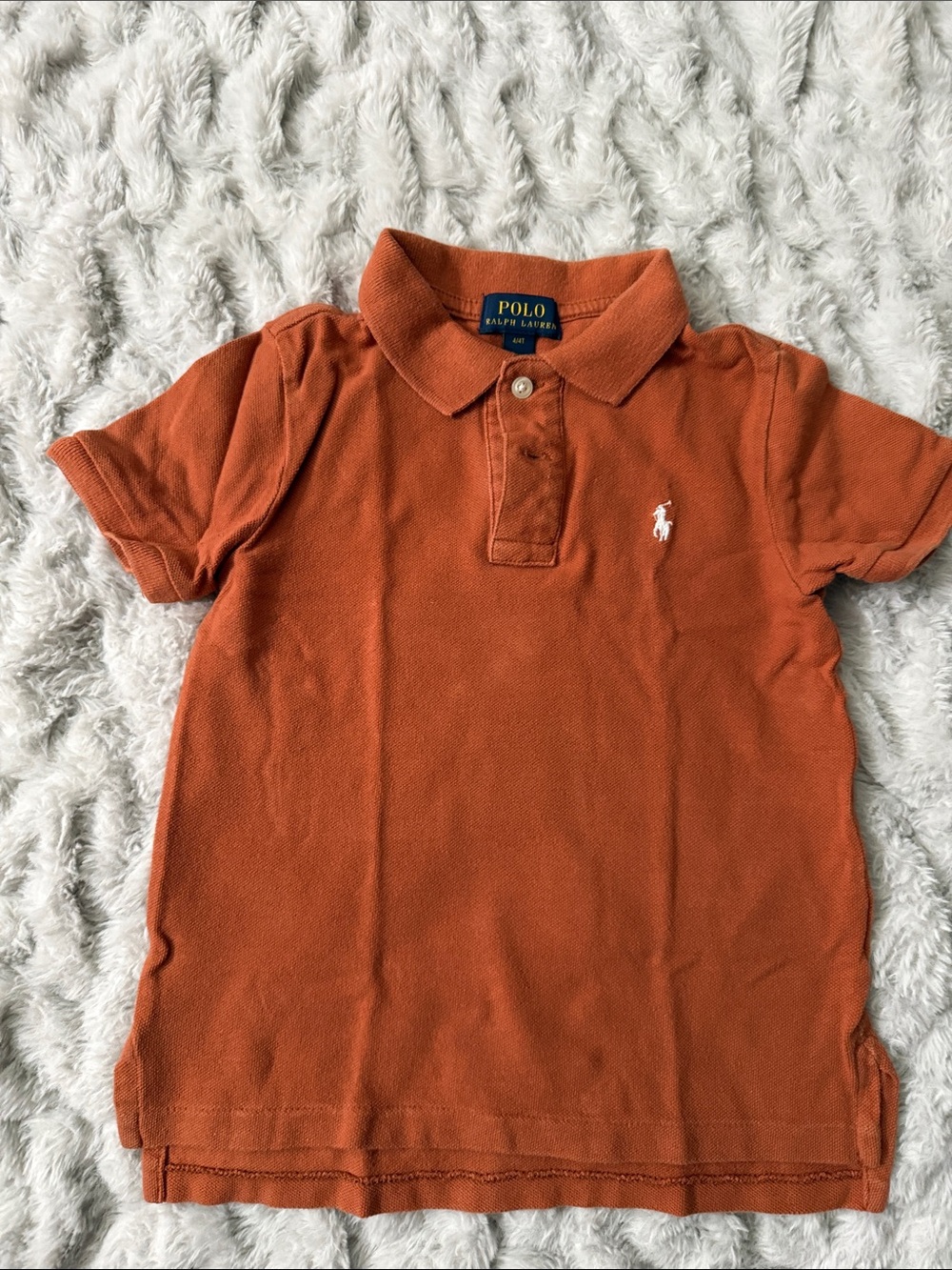 Polo by Ralph Lauren Kids Rust Orange Short-Sleeve Polo